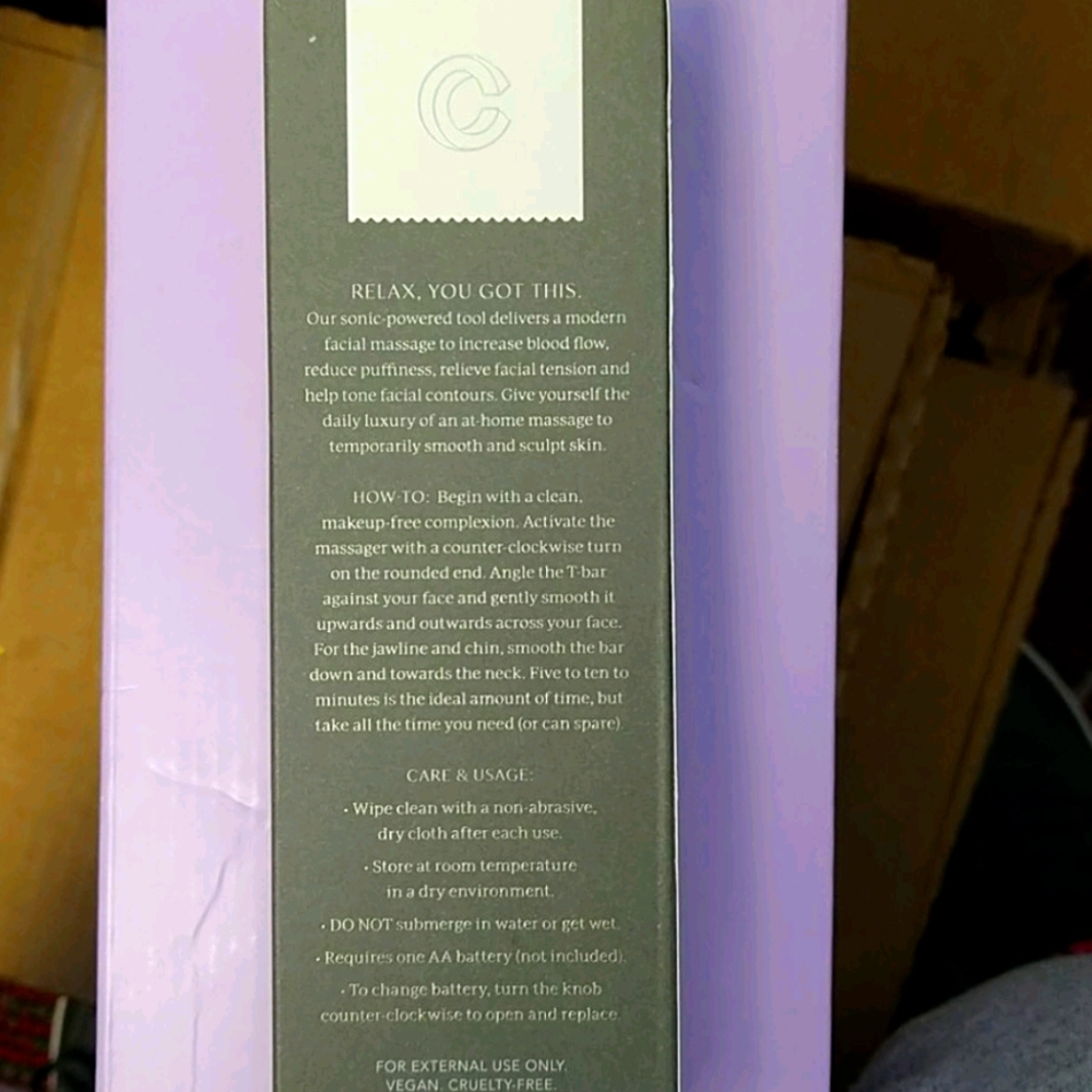 Complex Culture sonic T-Bar facial massager